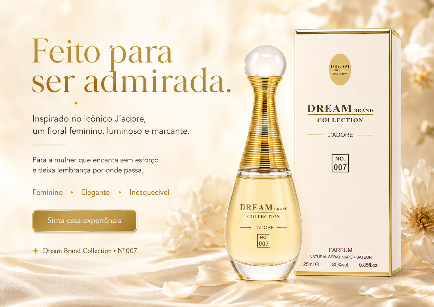 Perfume Miniatura J adore 25ml - Brand Collection