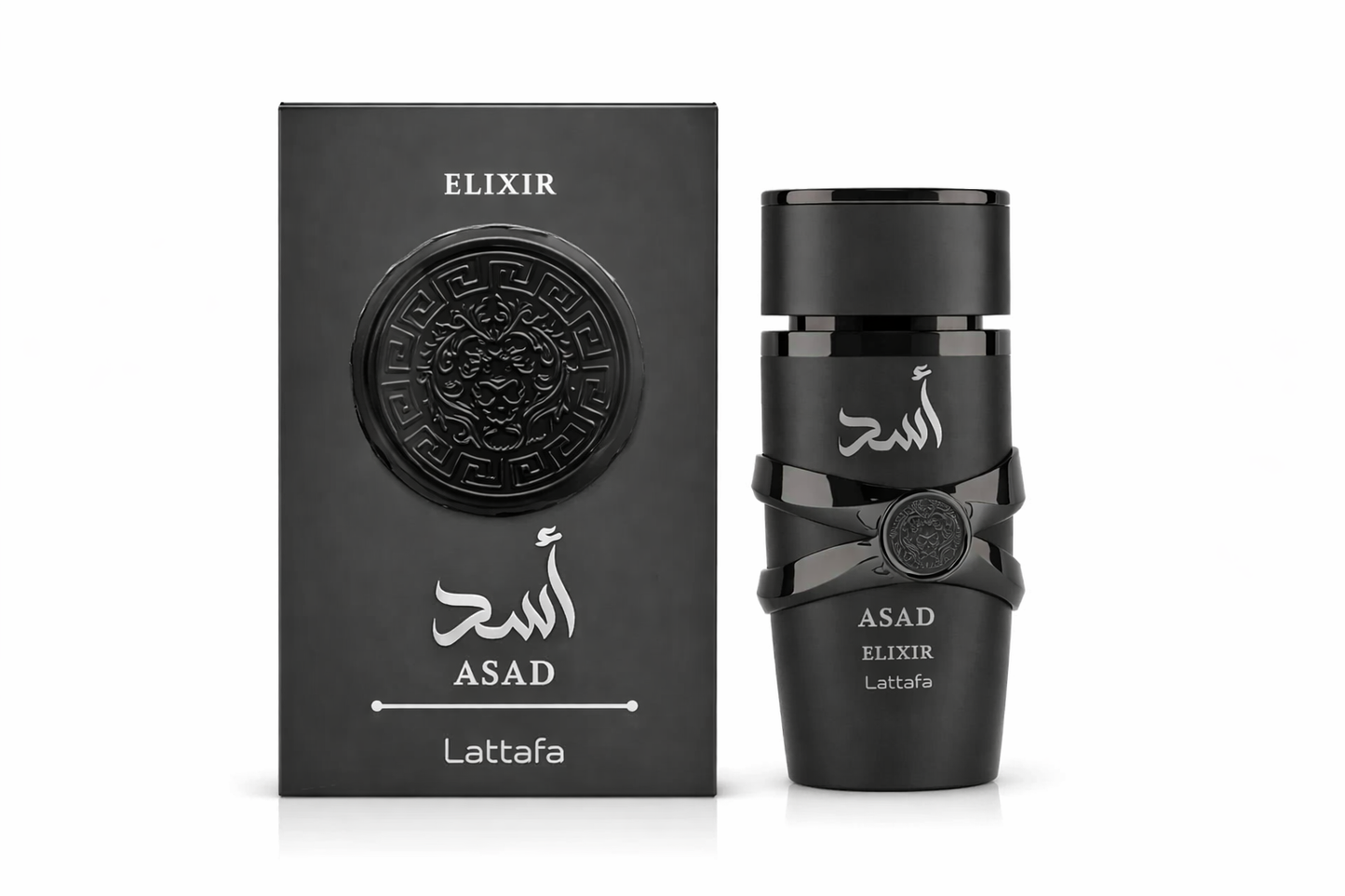 Perfume Asad Elixir 100ml — Não é perfume. É essência de poder concentrada.