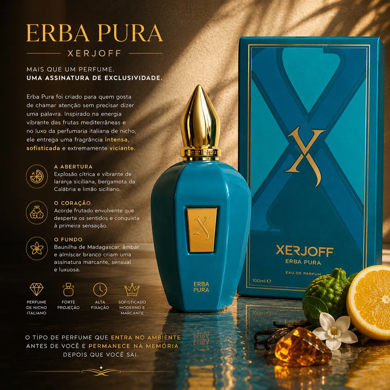 Perfume Erba Pura Xerjoff — O luxo que não passa despercebido