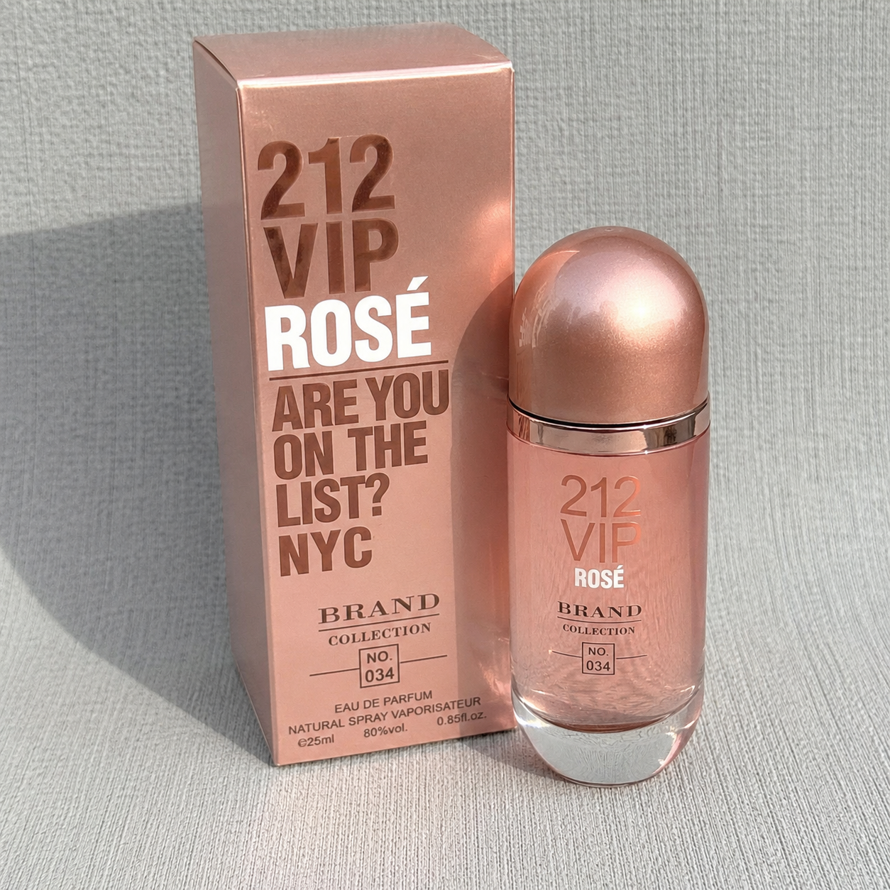 Perfume Miniatura 212 Vip Rose - Brand Collection